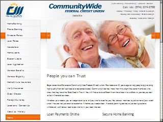 Web site https://comwide.com, Communitywide Federal Credit Union